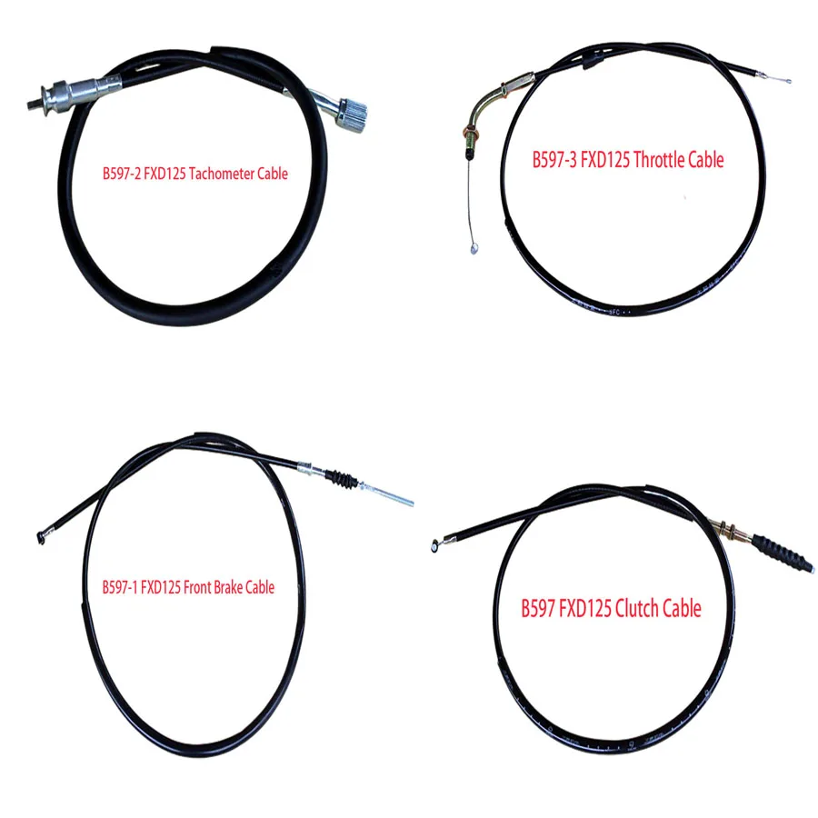 

B597 Suitable for Honda FXD125 Series Motorcycles FXD125 Clutch Cable FXD125 Front Brake Wire Throttle Tachometer Lines
