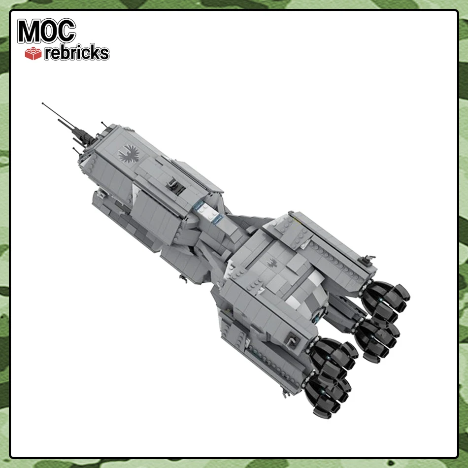 MOC Space War Movie Series Navy Raptor Class Корабль Строительный блок Большой космический военный