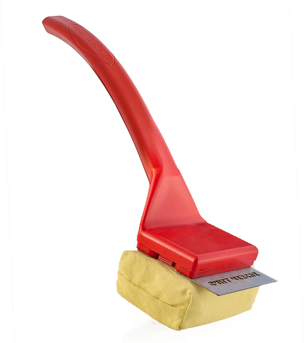

Grill Cleaner bbq brush scraper safe restaurant outdoor kit fire retardant Kitchen Barbecue heat resistant Long Handle Sponge