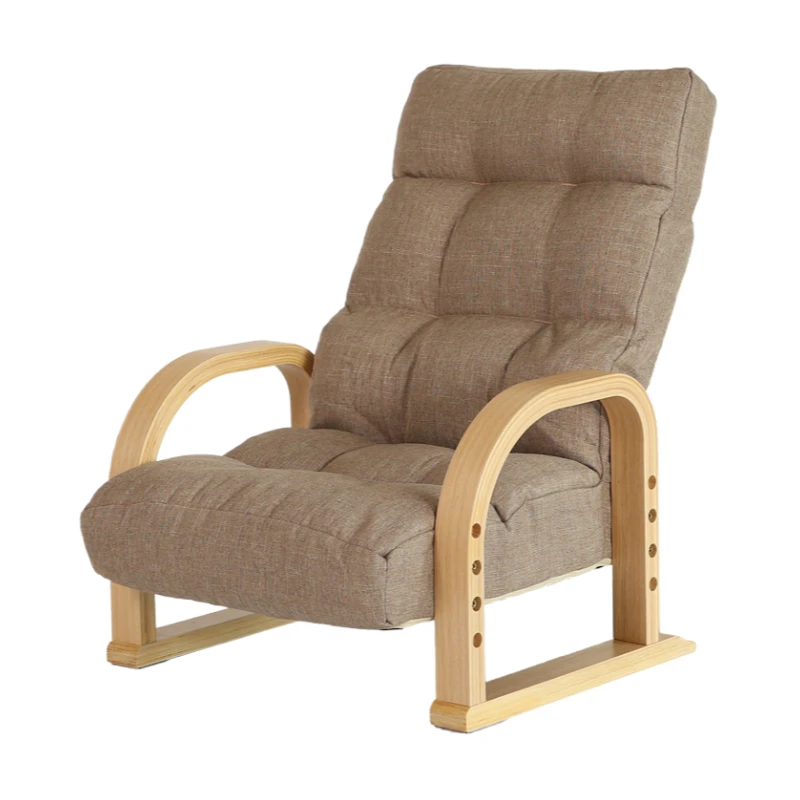 Деревянное кресло с откидной спинкой откидное для гостиной спальни офиса