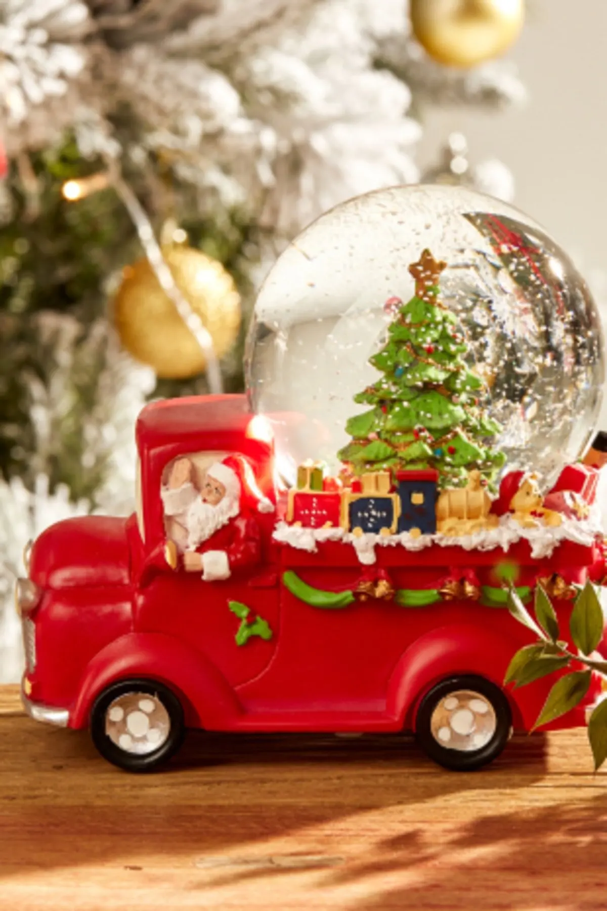 Рождественский грузовик снежный шар светильник вые шары музыкальные шкатулки