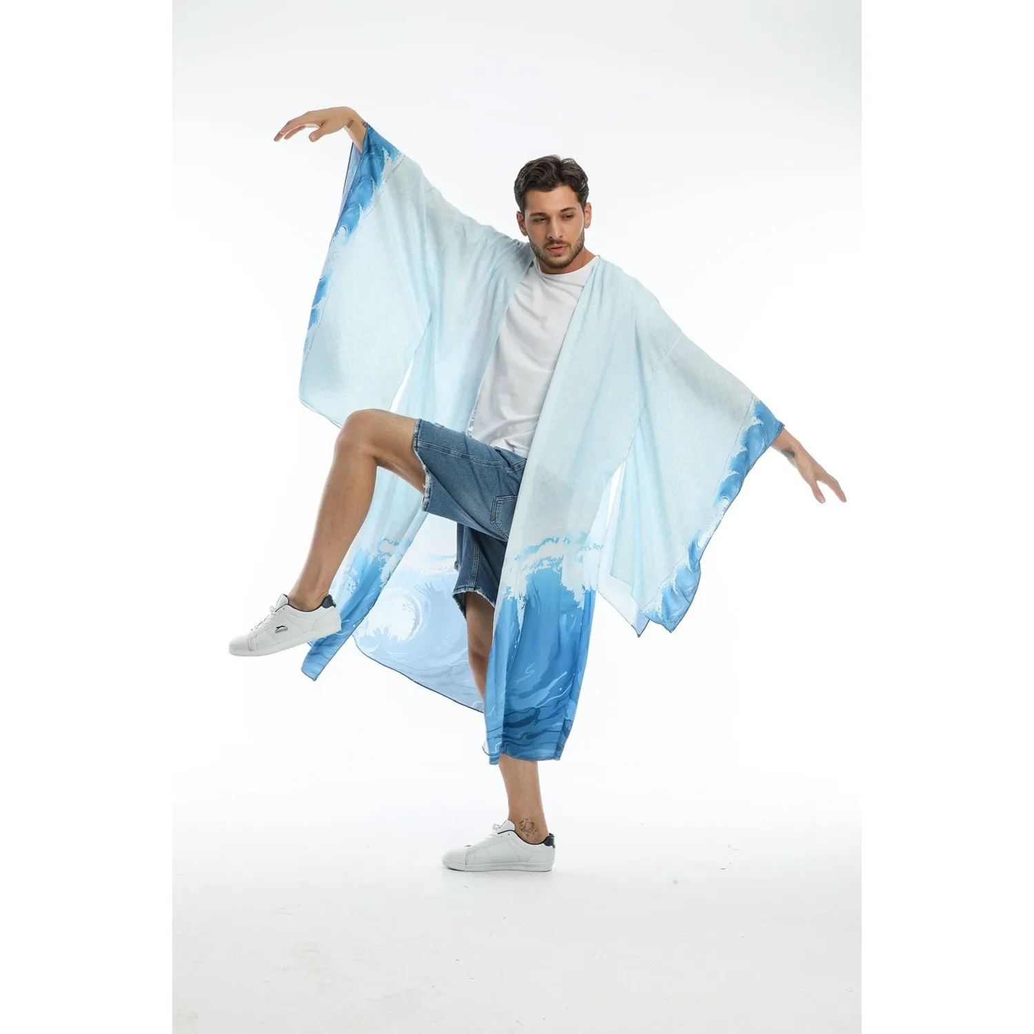 Elif Töngel Небесно-голубой красный