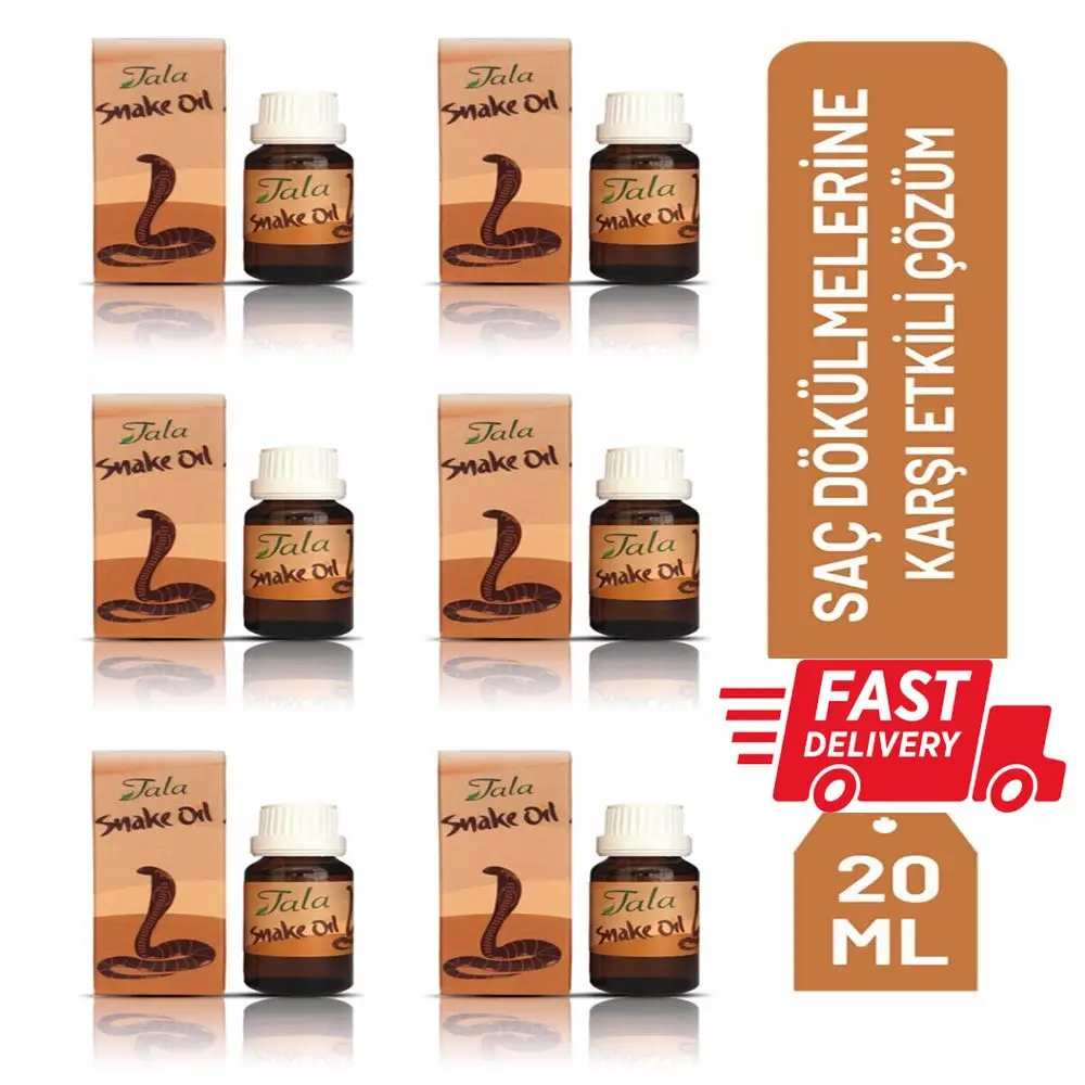 Тала Змеиное масло 6 шт. Всего 120 мл Органическое средство для укрепления волос и бровей Питательное и полезное ПОСТАВКА FEDEX БЫСТРАЯ ПЕРЕДАЧА.