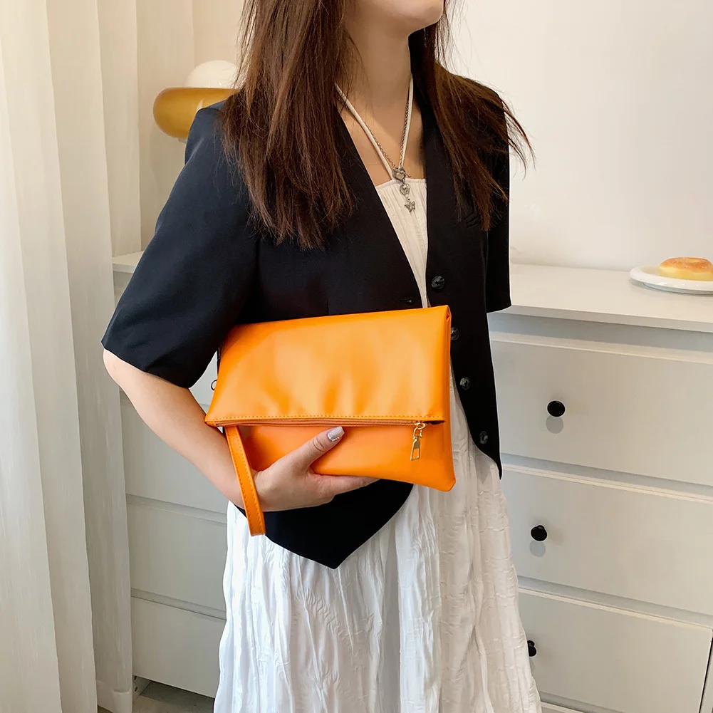 Женский клатч-конверт из ПУ кожи |