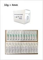 free shipping disposable mesotherapy needle syringe 30g 4mm 32g 4mm 6 mm 13mm for beauty injection painless sterile