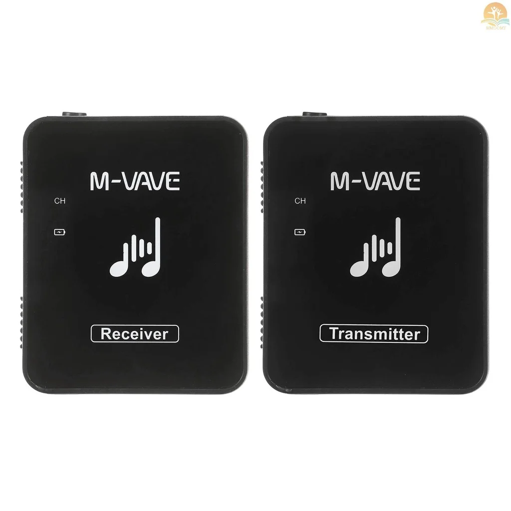 M-VAVE WP-10 2.4GHz беспроводной наушник монитор гитарный передатчик и приемник система передачи с аккумулятором на зарядке Бас.