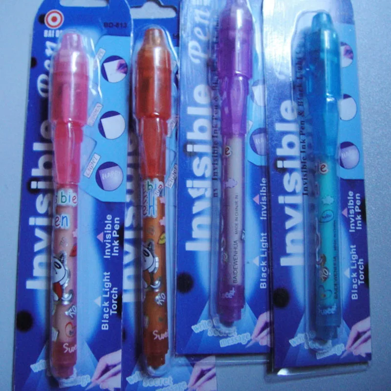 Оптовые ручки с невидимыми чернилами и УФ-светом наполнители для сумок вечеринок