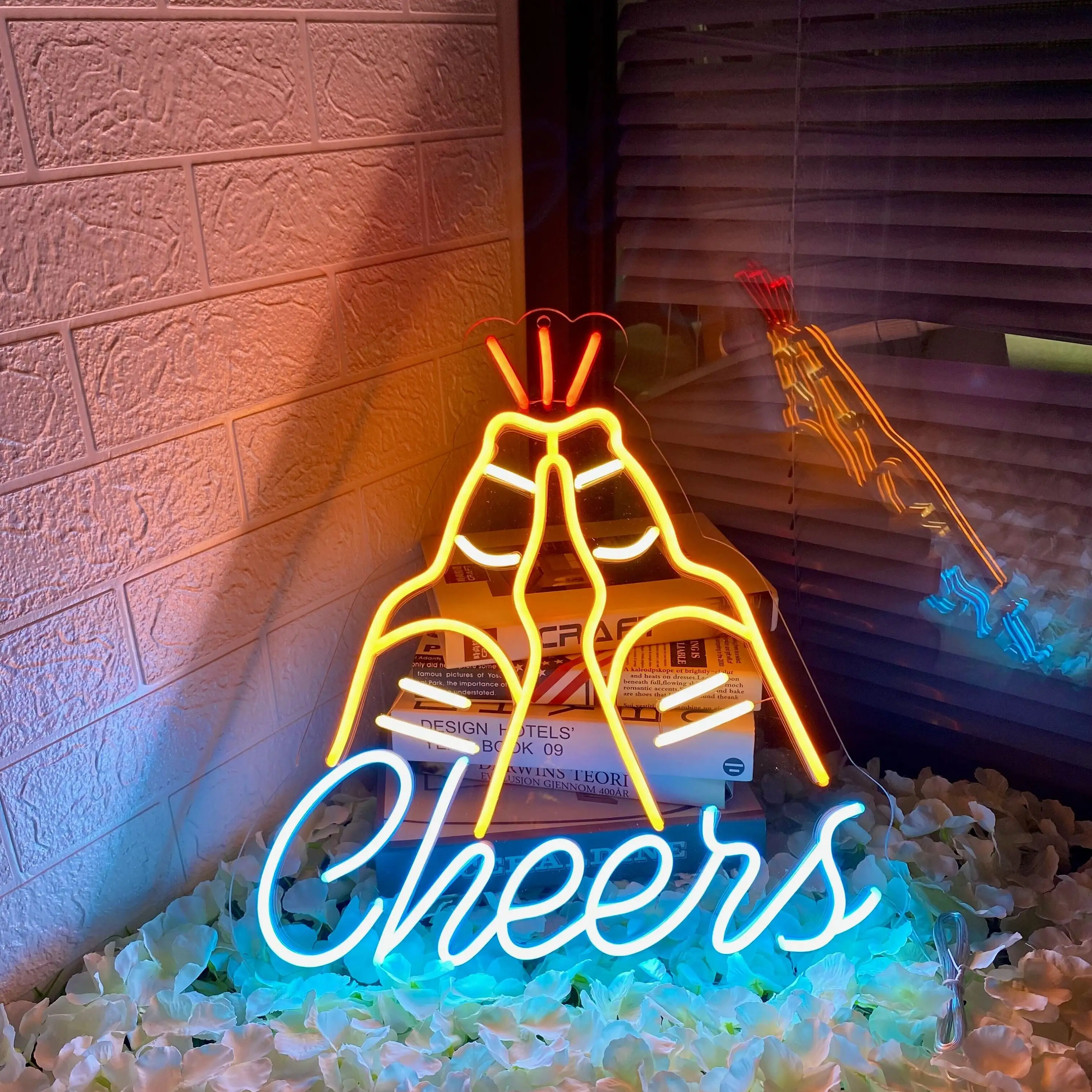 

Cheers Personalized Neon Sign for Wall Decor Bar Sign Wedding Neon Sign Custom Wall Decor Gift Custom Led Light Bedroom Wall