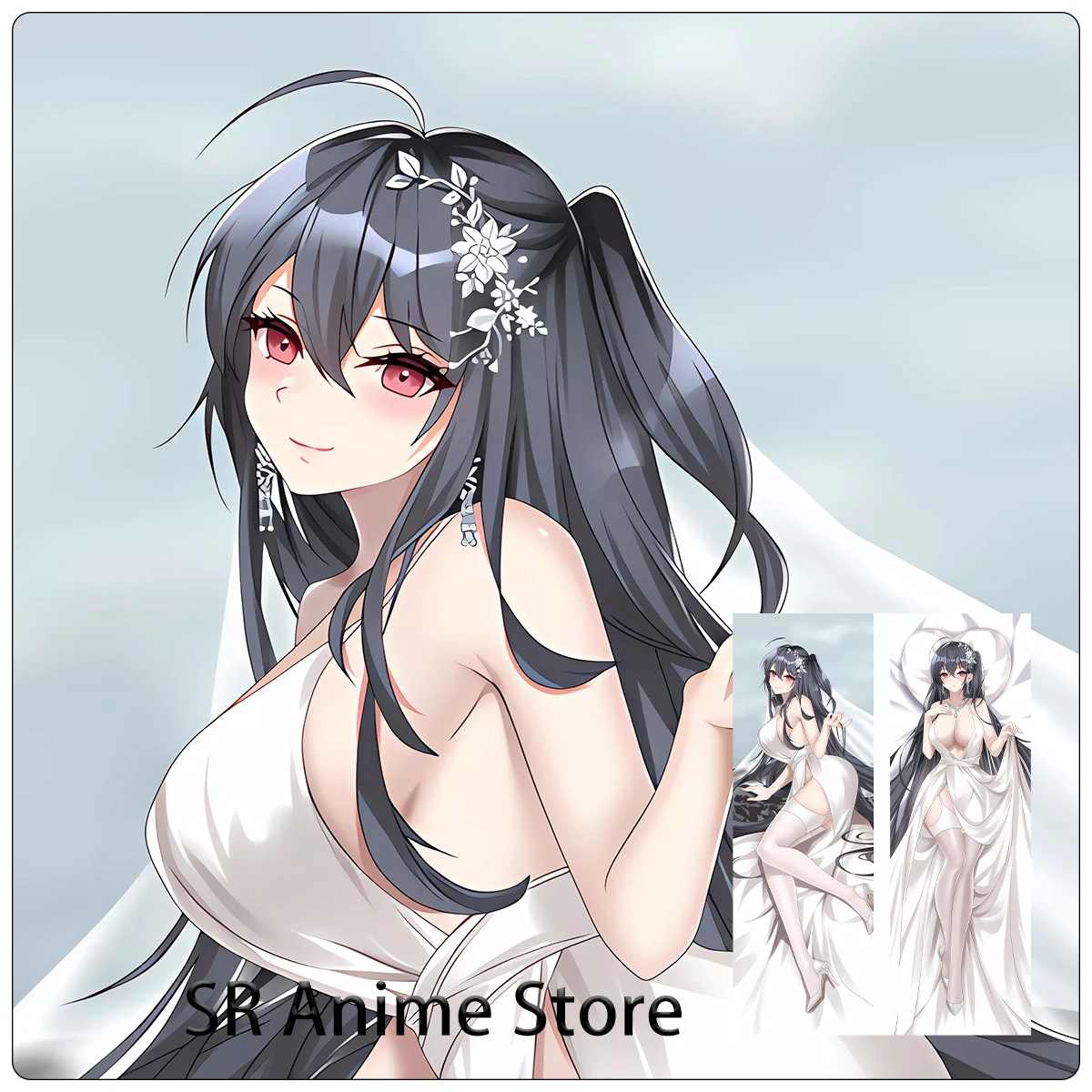 Подушка Dakimakura с аниме Ажур Лейн айдн наволочка для обнимания тела праздничный