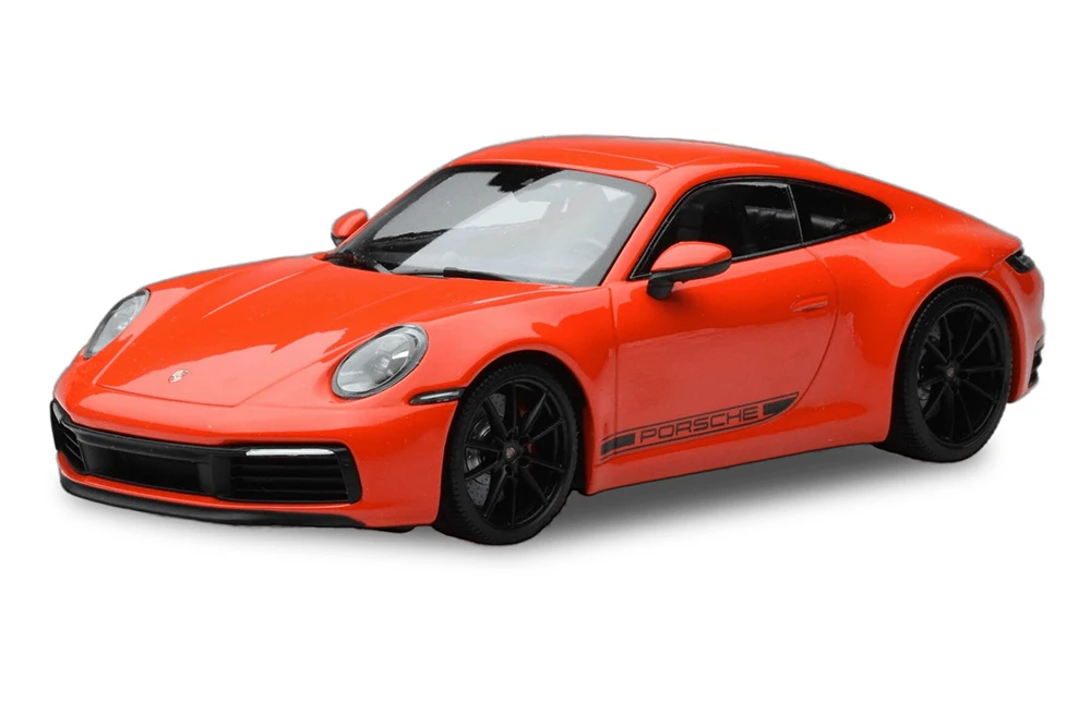 Model collectible Porsche 911 (992) Carrera 4S 2019 lava orange 1:18/Porsche  911 Carrera 4C Orange| | - AliExpress