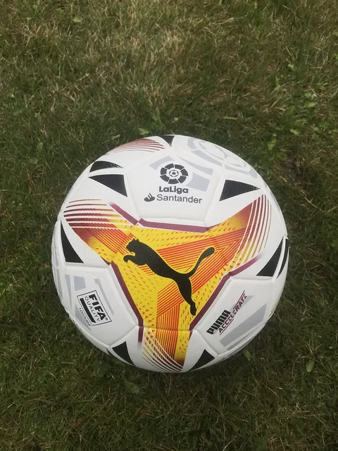Soccer Puma Laliga 1 Accelerate FIFA Orange / Blue - AliExpress