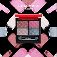 charmacy 4 colors high quality luxury professional eyeshadow blush long lasting bronzer eye shadow make up for women cosmetic
