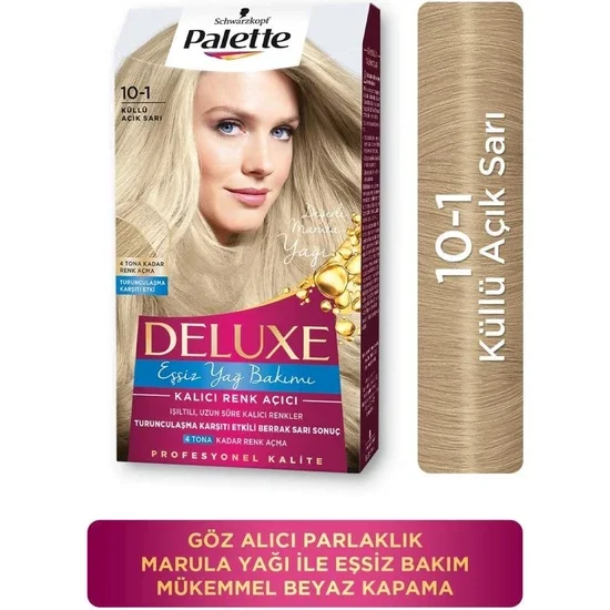 Schwarzkopf Palette Deluxe 10-1 Ashy Light Blonde Hair Color