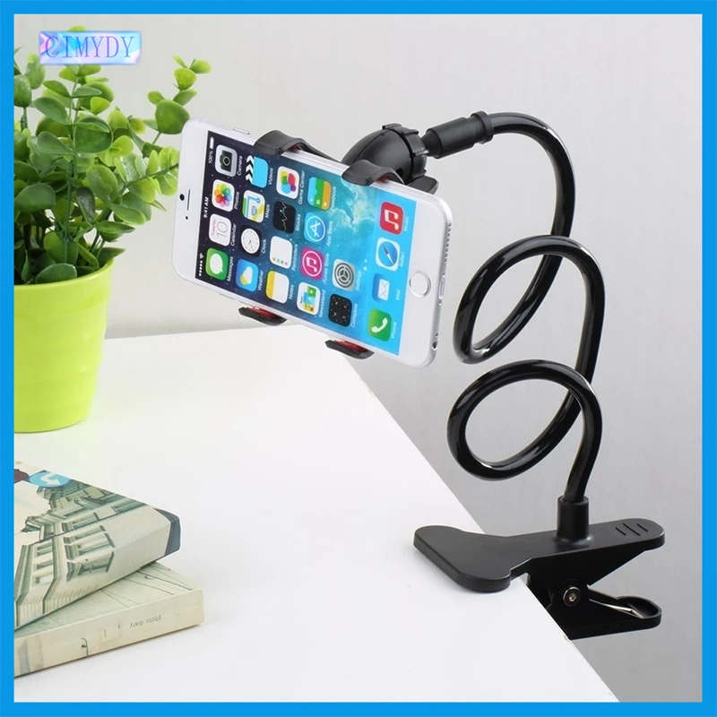 

360 Clip Mobile Phone Holder Stand Portable Flexible Lazy Bed Desktop Bracket Mount Stand Base bracket Support 75cm