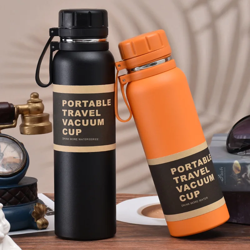 

Insulated Large Capacity Thermal Bottle Sport Vacuum Flasks Portable Stainless Steel Tumbler Water Bottle Coffee Mug Water Cups