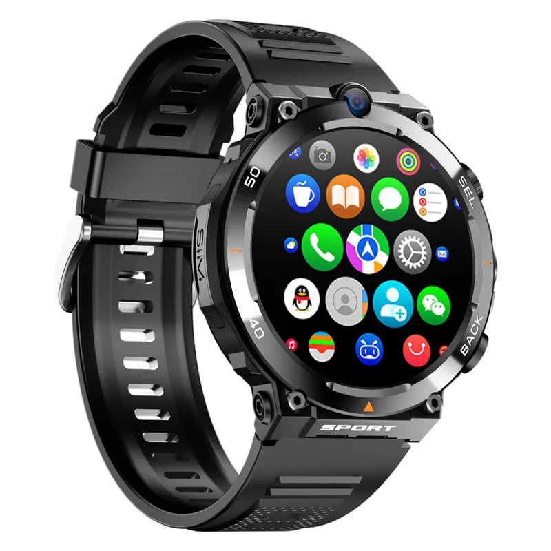 Фото Новые сетевые умные часы H10 4G, камера 16GROM, SIM-карта, GPS, Wi-Fi, беспроводной быстрый доступ к Интернету, NFC, Android умные часы №5