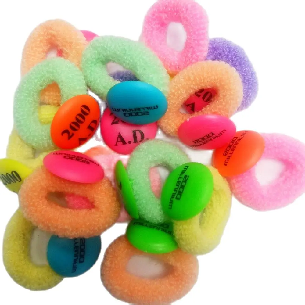 

100 Pcs Kids Girl Hair Band Loot Party Favor Game Gift Charm Beads Pinata Birthday Novelty School Prize Classroom