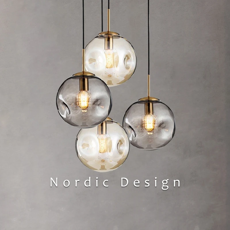 Nordic LED подвесные светильники для столовой кухни гостиной спальни Magic Bean