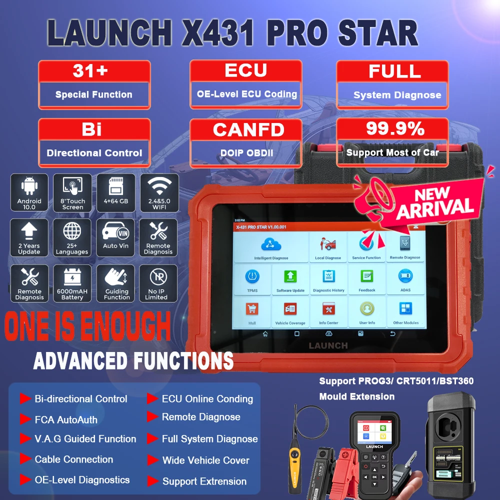 Оригинальный диагностический сканер launch x431 pros star elite x-431 pro obd2 для автомобилей
