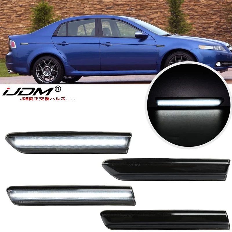 Acura TL 2004-2008 OEM Боковые Габаритные Огни Красный Светодиод Передние И Задние Внешние