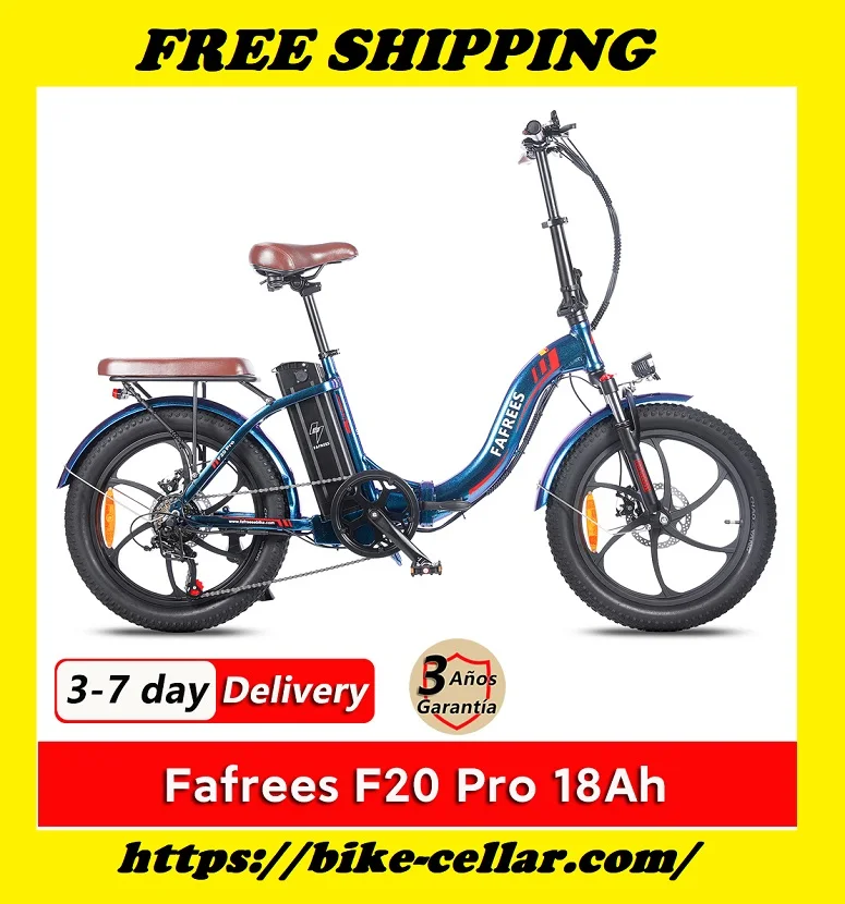 

Fafrees F20 Pro Folding Electric Bicycle 250W 36V 18Ah MTB Mountain Bike Outdoor Fat Ebike for Adult