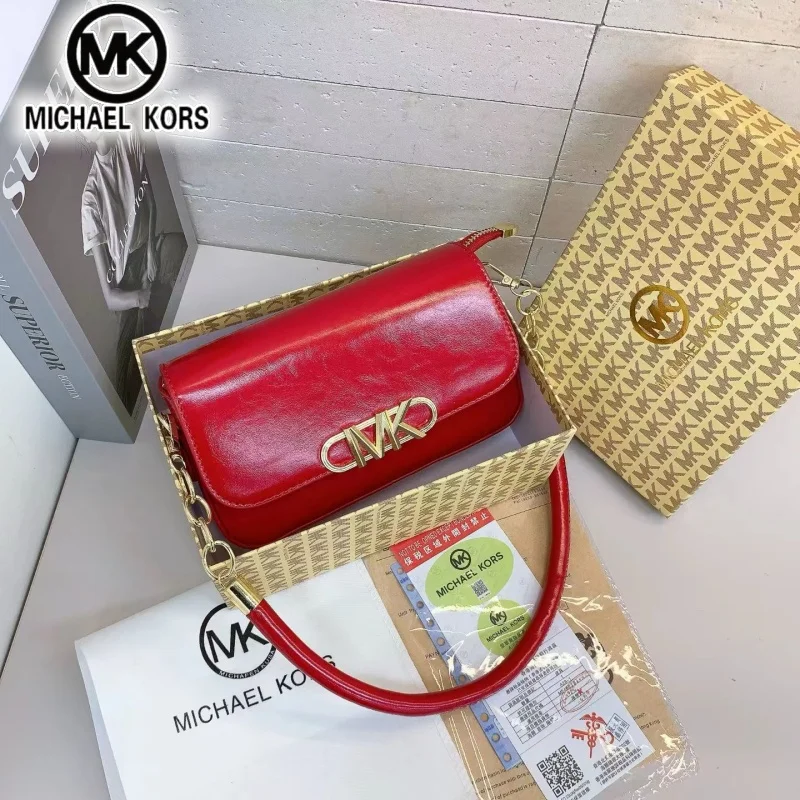 Фото Женская повседневная и модная сумка-кроссбоди MICHAEL KORS, сумка через плечо, из гладкого материала PU, дорожная сумка. №3