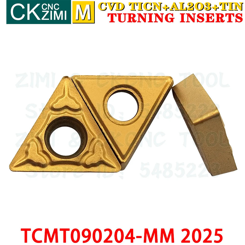 TCMT090204-MM 2025 TCMT 090204 MM Твердосплавные пластины Инструменты для наружной токарной