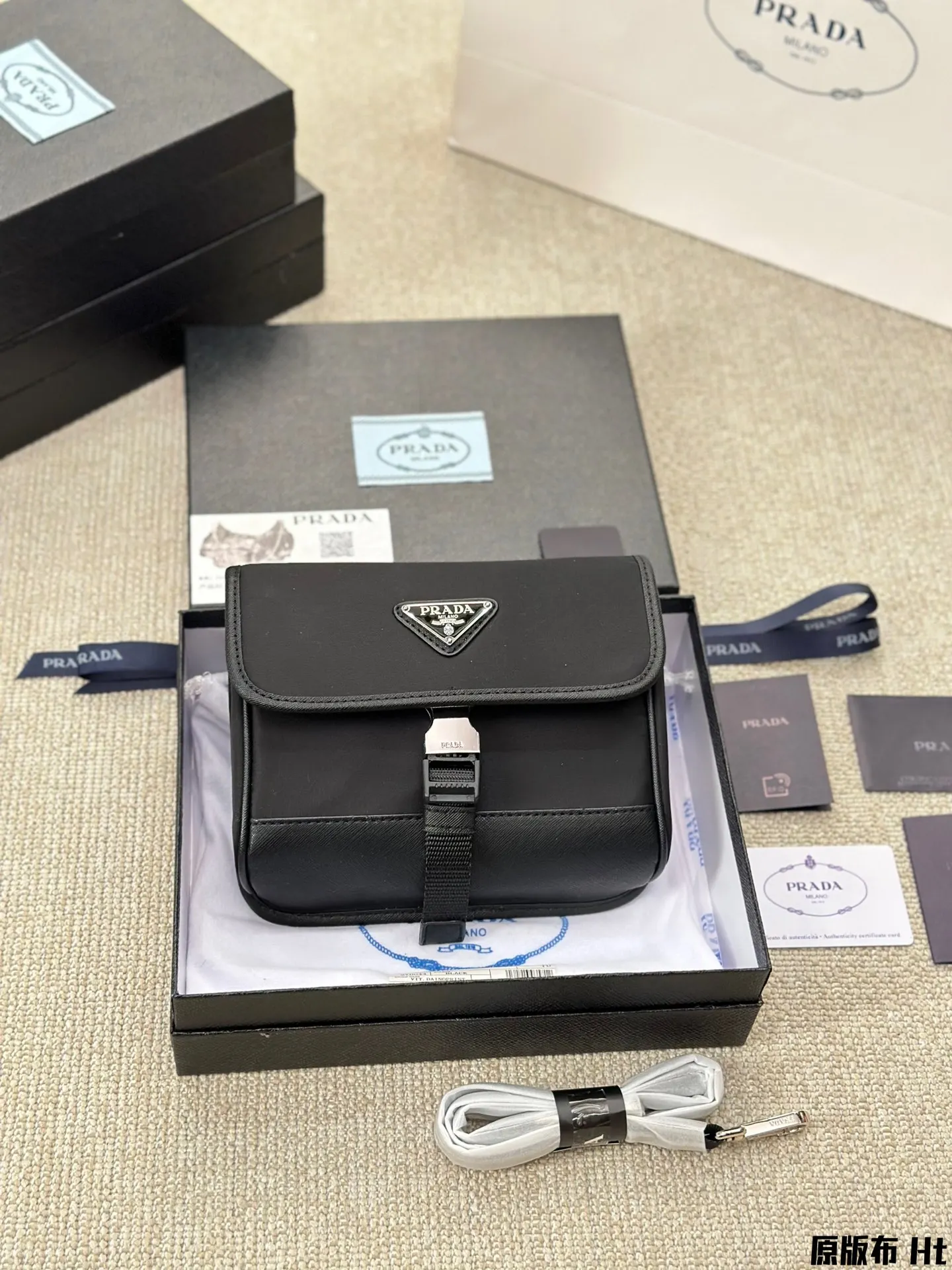 Prada Totes Cope 1:1 2024 Новая женская сумка-кошелек через плечо модная сумка-шоппер
