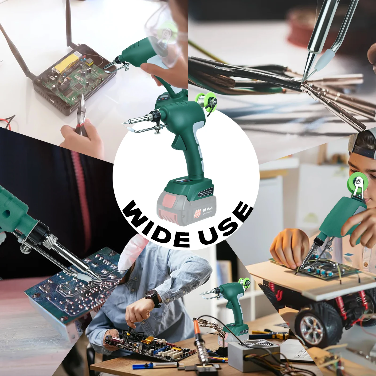 Беспроводной паяльник для Bosch 75 Вт 18 в литий-ионная батарея 200-460 ℃