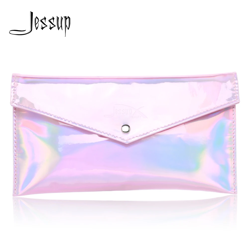 Jessup Pink Cosmetic bag set for Makeup accessories Women bags Make up tools Travel beauty case CB003