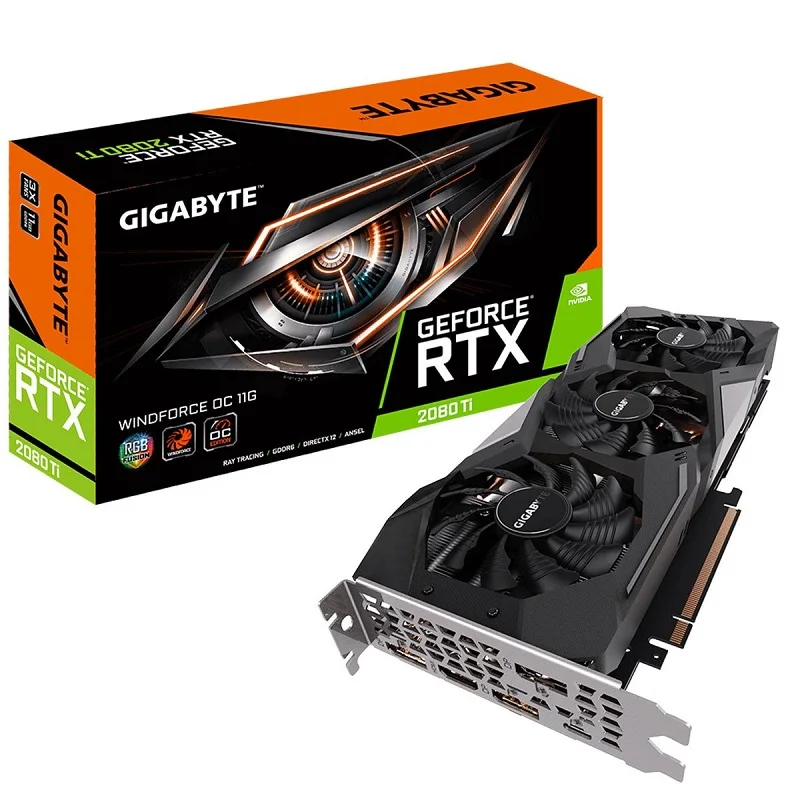 

Новый RTX 2080 Ti тройной вентилятор 11 ГБ