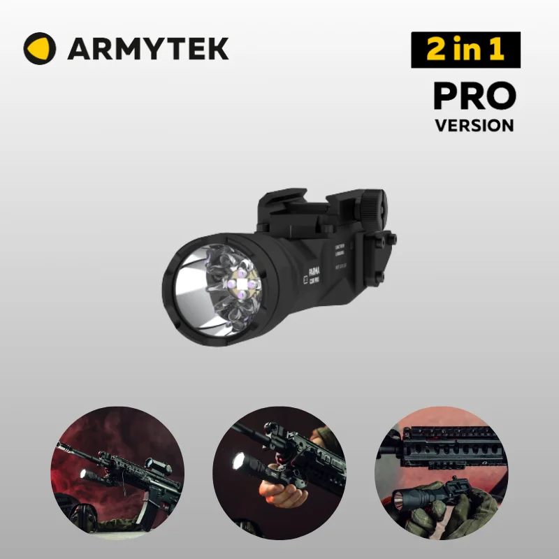 

NEW Armytek Parma C2IR Pro Tactical LED Flashlight 2IN1 With Infrared Light (F09804CIR)