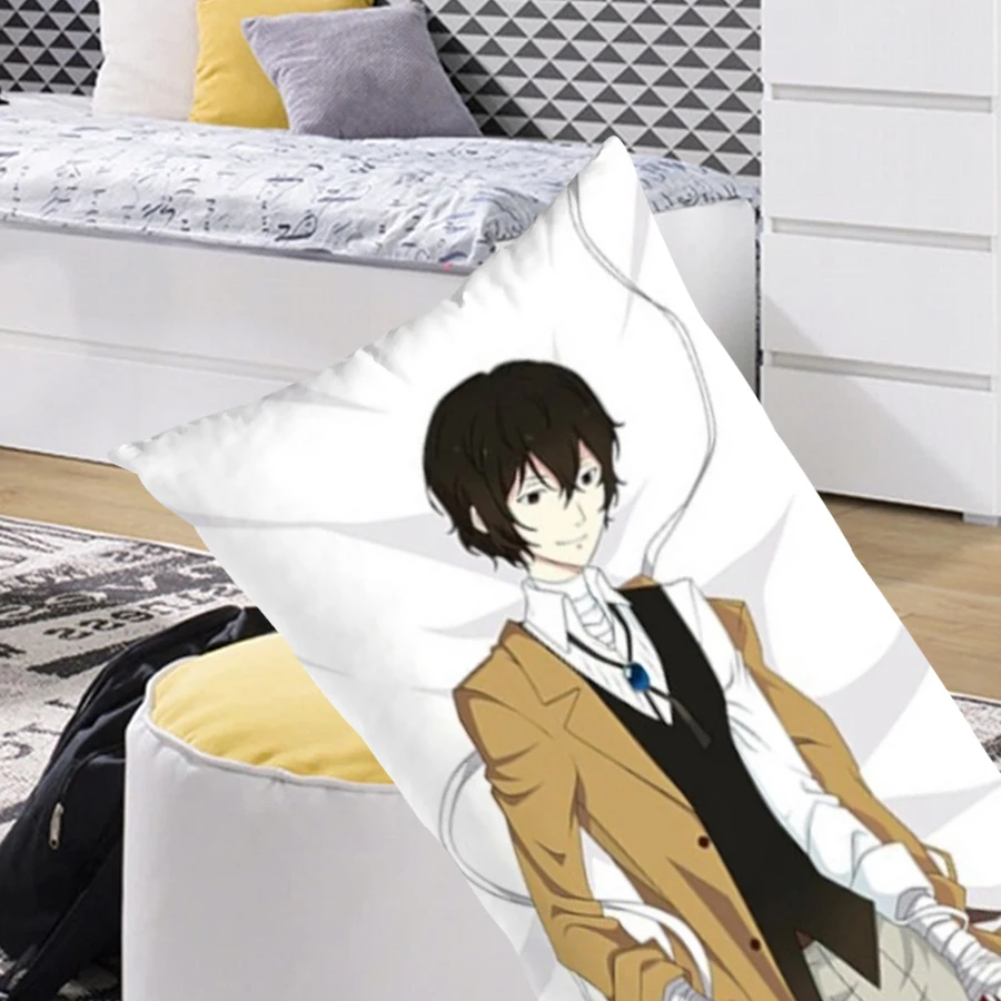 Дакимакура аниме Великий из бродячих псов - Осаму Дазай | наволочка