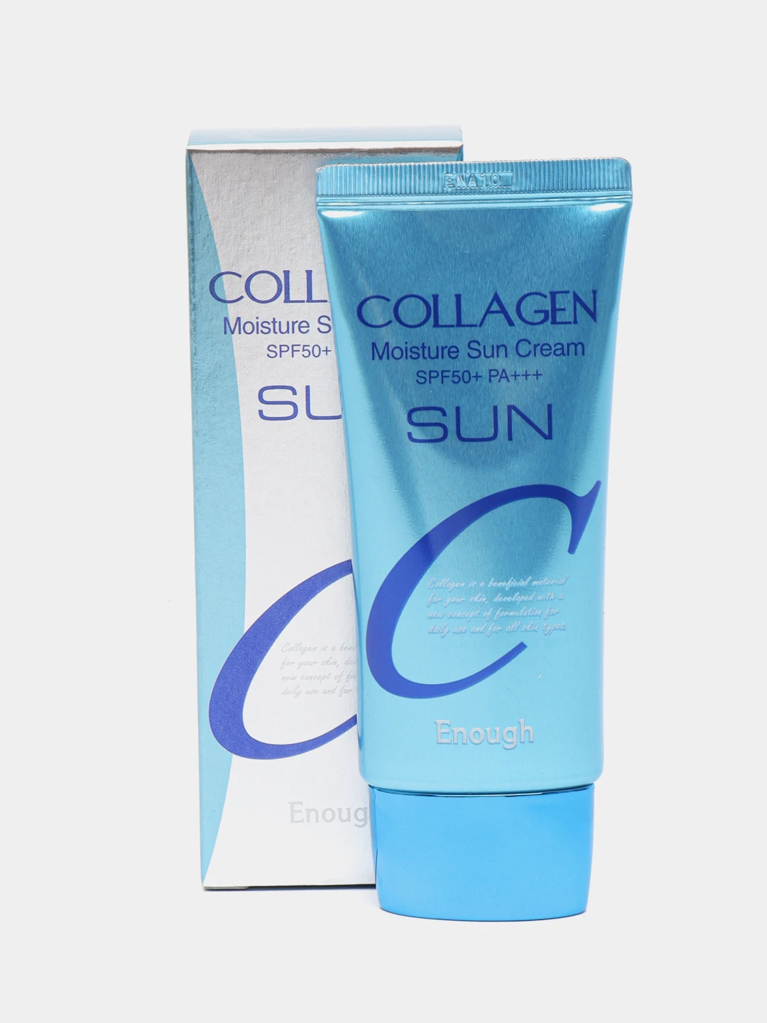 Крем collagen sun cream spf50. Enough collagen moisture sun cream солнцезащитный крем.