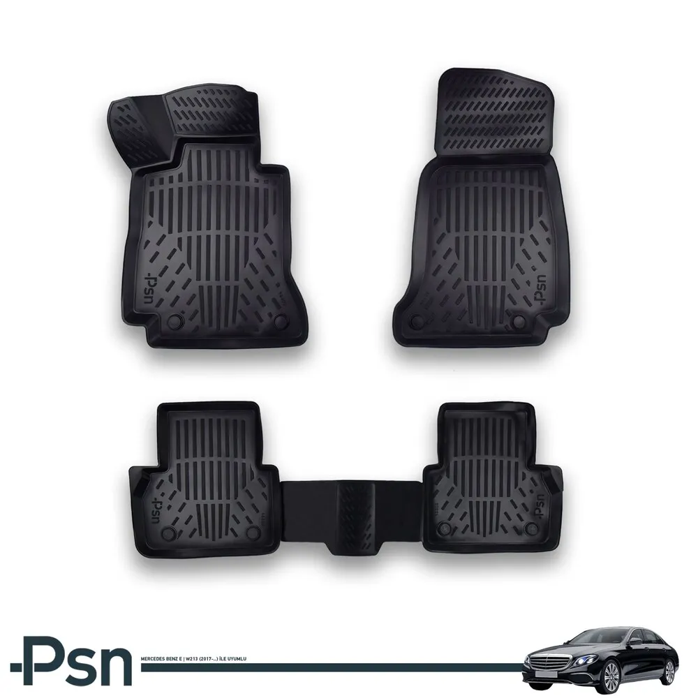 

3D Pool Car Mats Mercedes E (W213) for After 2017 Auto Interior Carpet Protector Accessories Rubber Luxury Floor Non Slip PSN