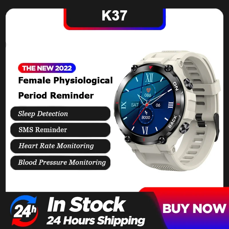 

K37 Smart Watch GPS Double Star Positioning Outdoor Sport Fitness Blood Oxygen Monitoring Tracker Waterproof Smartwatch