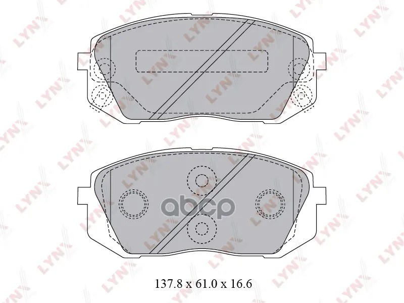 Колодки Передние Lynxauto Bd-3621  Hyundai Ix35/Kia Sportage Iii /Type Sumotomo LYNXauto арт. BD-3621