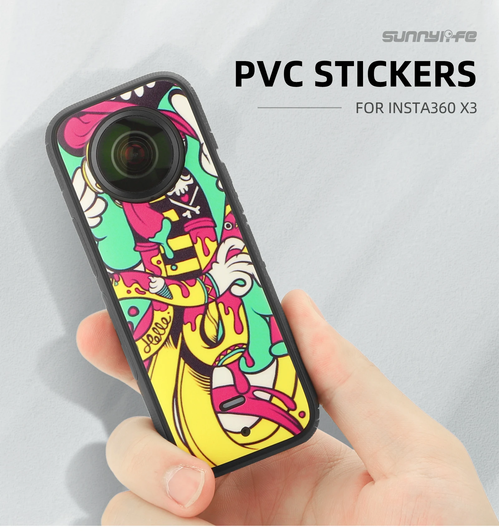 Наклейки для камеры One X3, наклейки из ПВХ, набор из кожи, основа для тела, сделай сам, наклейка для Insta360 One X3, панорамная