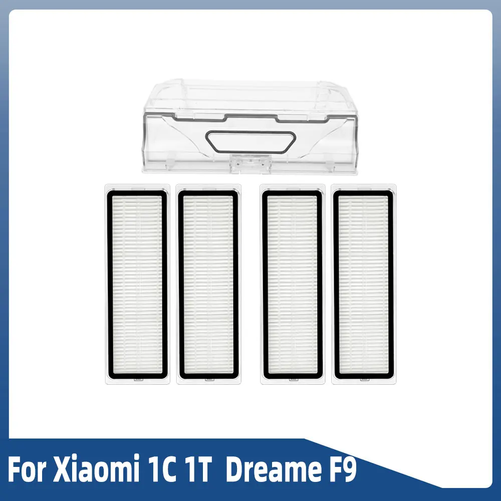 

For Xiaomi Mi Robot Vacuum Mop 1C 1T F9 Mijia Robot Vacuum Cleaner Dustbin Box and Hepa Filters Spare Parts Accessories