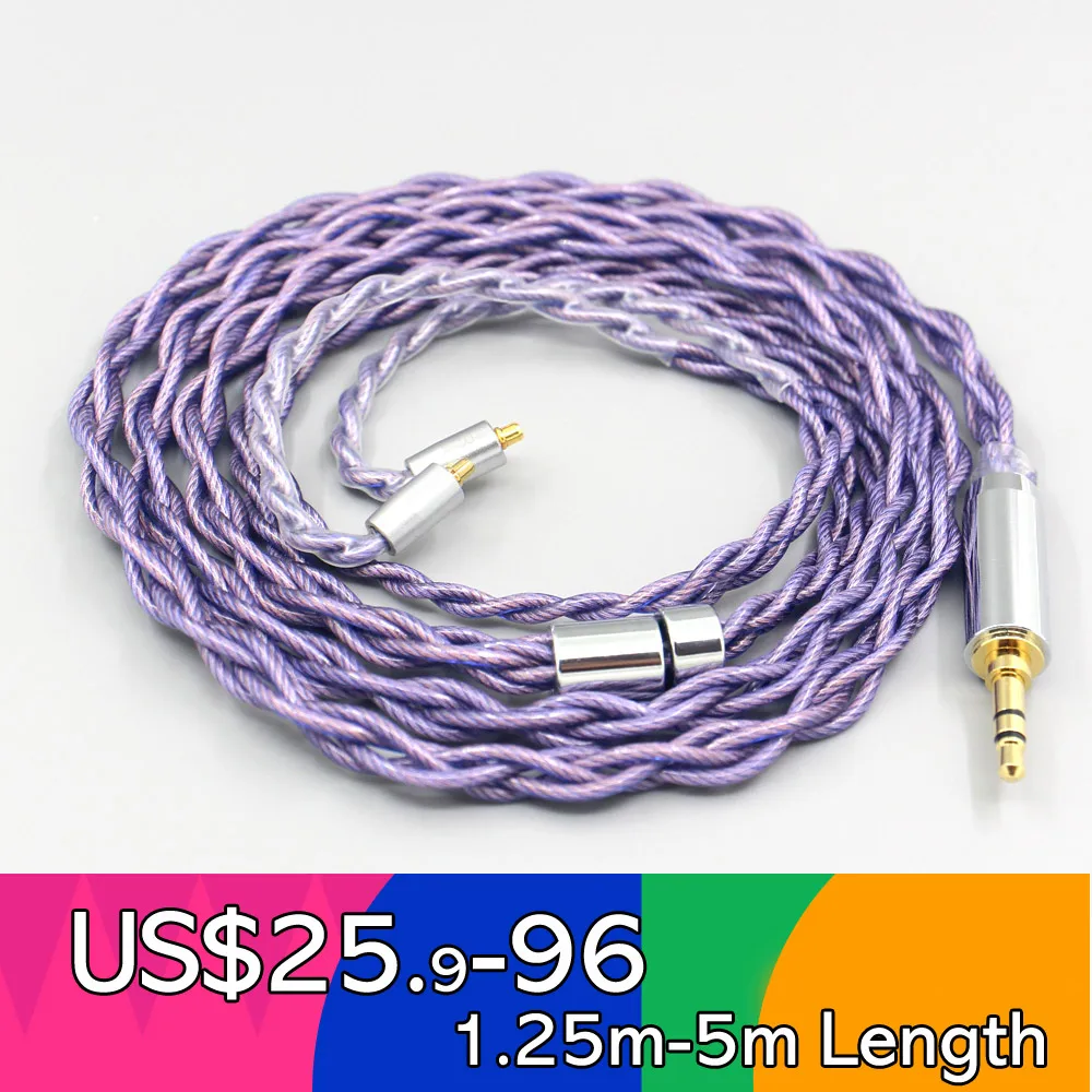 

Type2 1.8mm 140 cores litz 7N OCC Headphone Earphone Cable For Dunu T5 Titan 3 T3 (Increase Length MMCX) LN007887