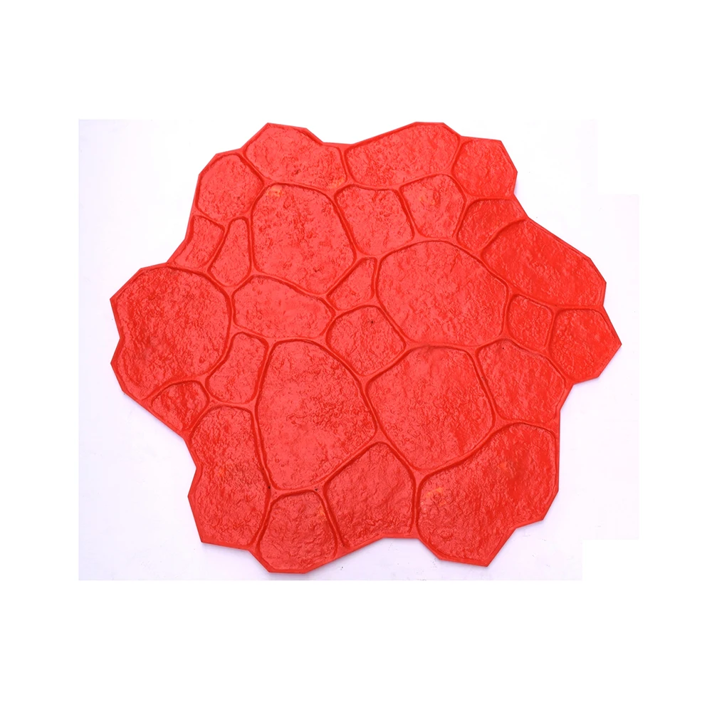 Concrete Embossed Floor mold Compression molding material Cement pavement Printing Construction Fan-shaped Stone Pattern