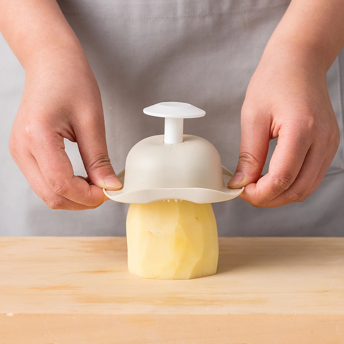 WMMO овощерезка с крышкой из нержавеющей стали регулируемые лезвия для картофеля