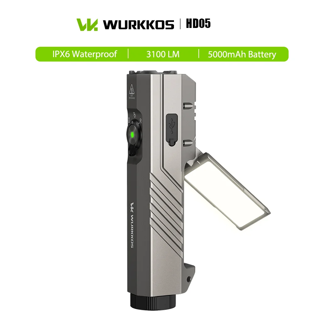 

Wurkkos HD05 фонарь 3100лм для кемпинга