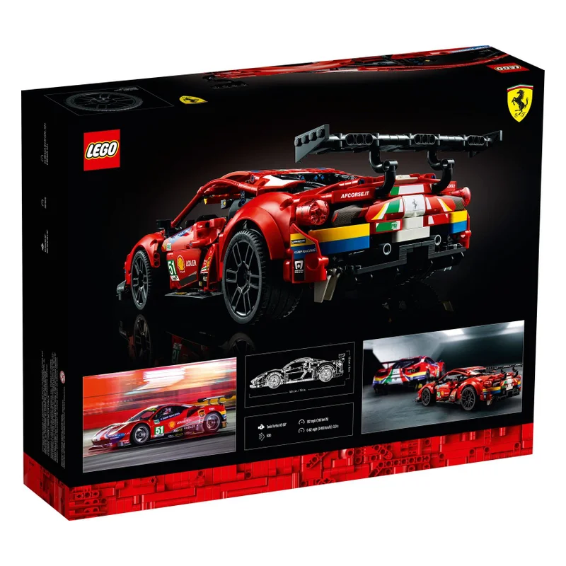 Конструктор LEGO 42125 Technic - Ferrari 488 GTE “AF Corse #51” Европейский дистрибьютор |