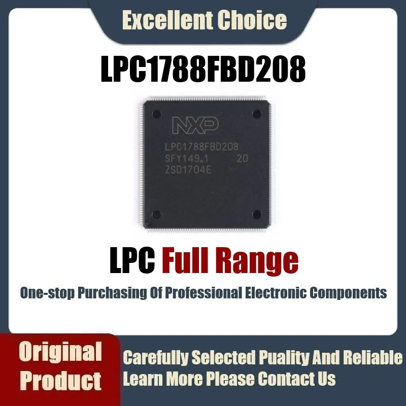 

1-5Pcs/Lot Brand New Original LPC1788FBD208 LPC1788FBD LPC1788 1788FBD208 Package LQFP208 Microcontroller