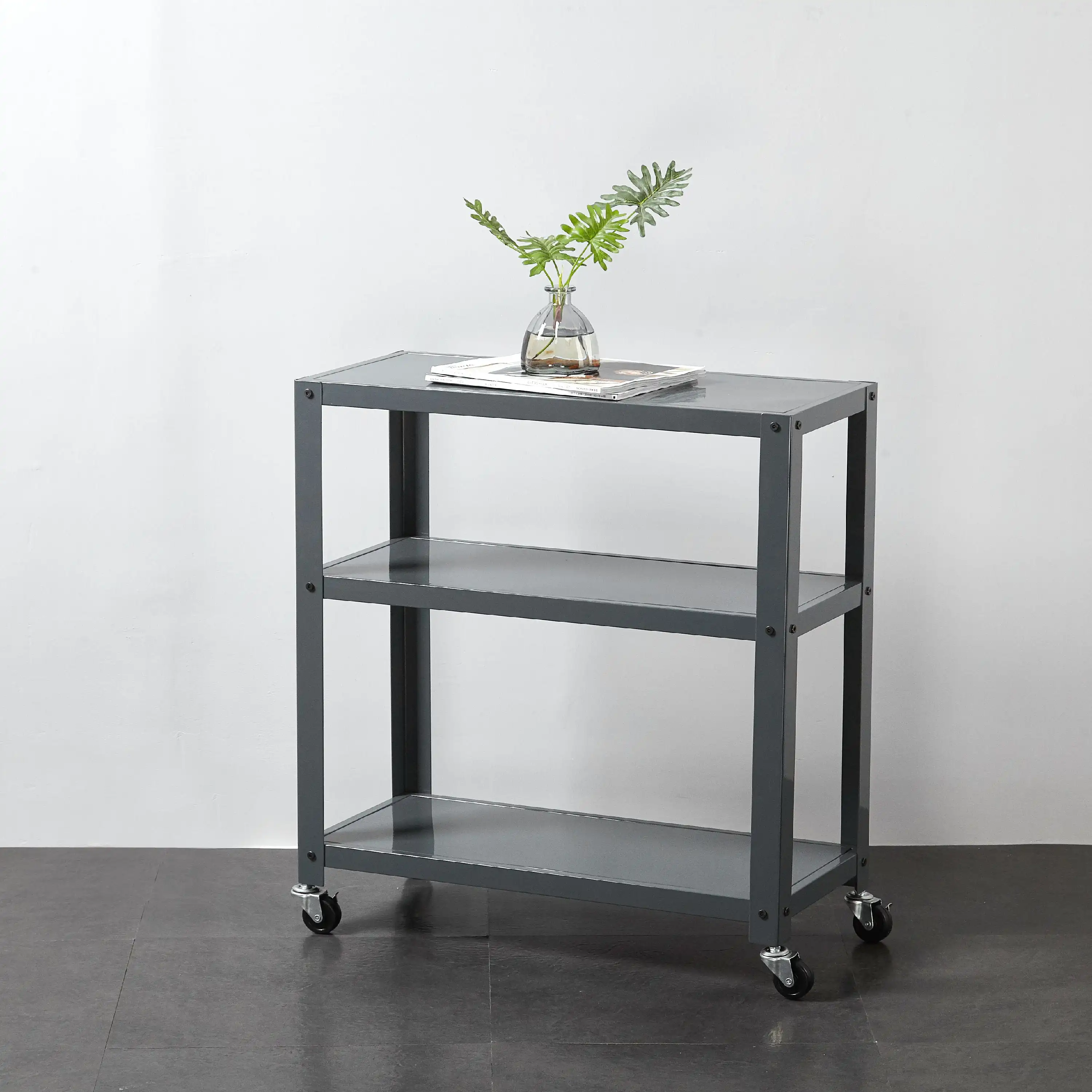

3-Tier Trolley Cart, Charcoal