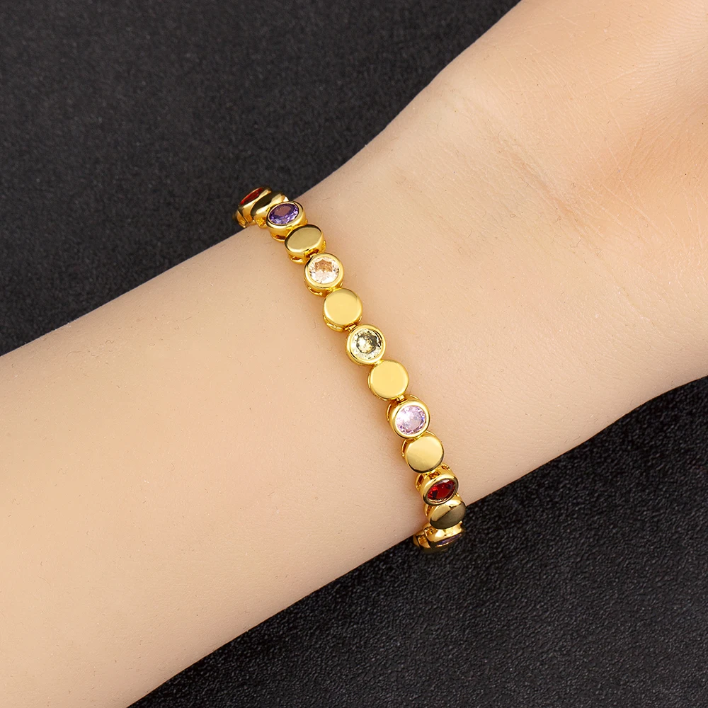 Nidin новые модные высококачественные Медные инкрустированные красочные