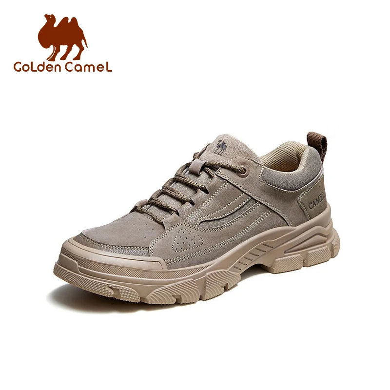 Golden Camel Men's Shoes 2022 Autumn Retro Casual Male Sneakers  Comfortable Breathable Light Leisure Worker Shoes for Men