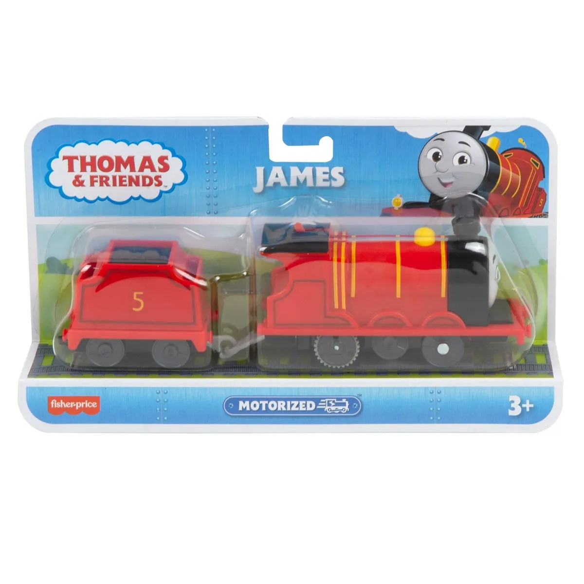Набор поездов Thomas and Friends HDY70 оригинальный моторизованный набор Джеймс детская
