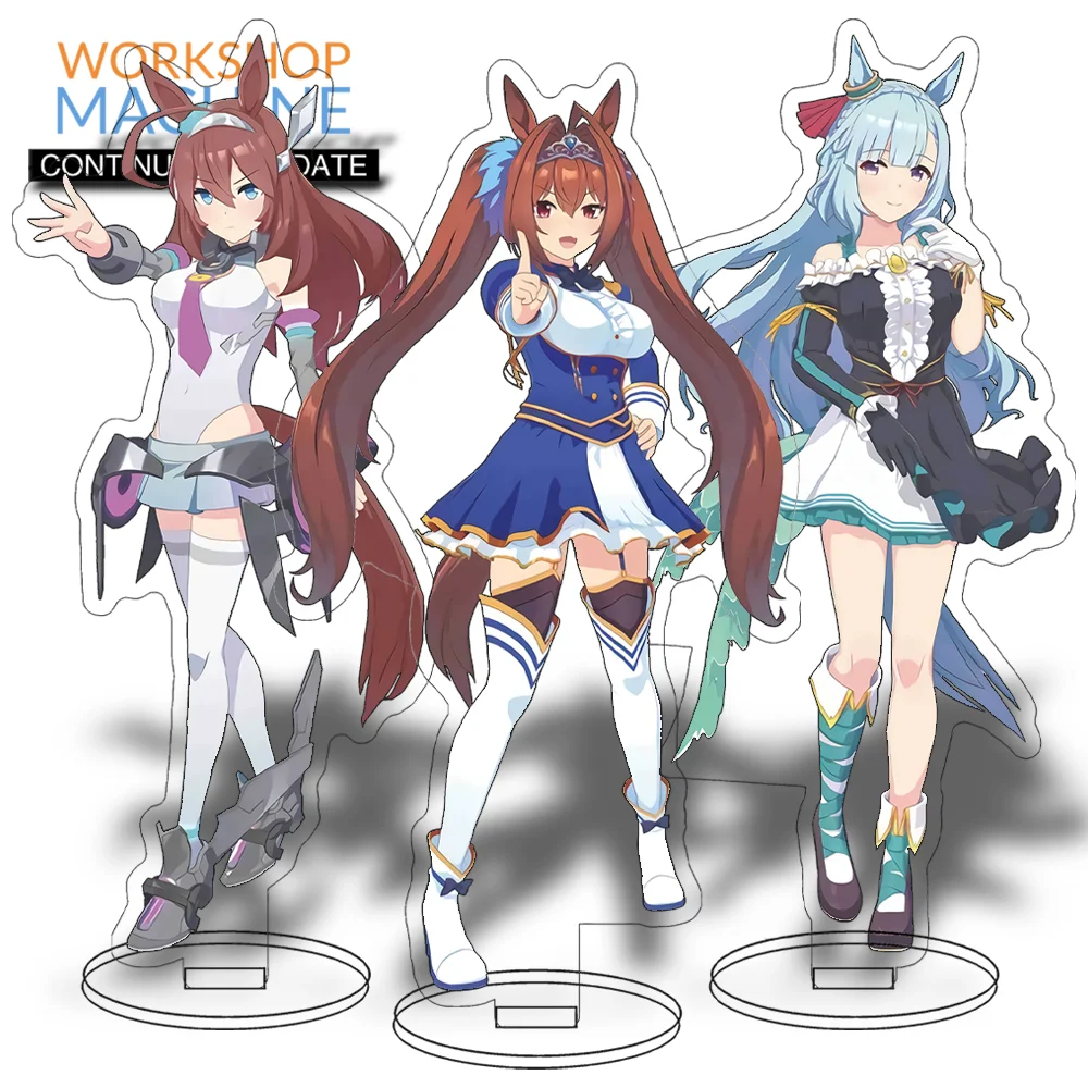 

Uma Musume Pretty Derby Украшения для спальни Аксессуары 16 см Дом 1P Главная Современная жизнь Аниме Бесплатная доставка Стенды для комнаты Дисплей